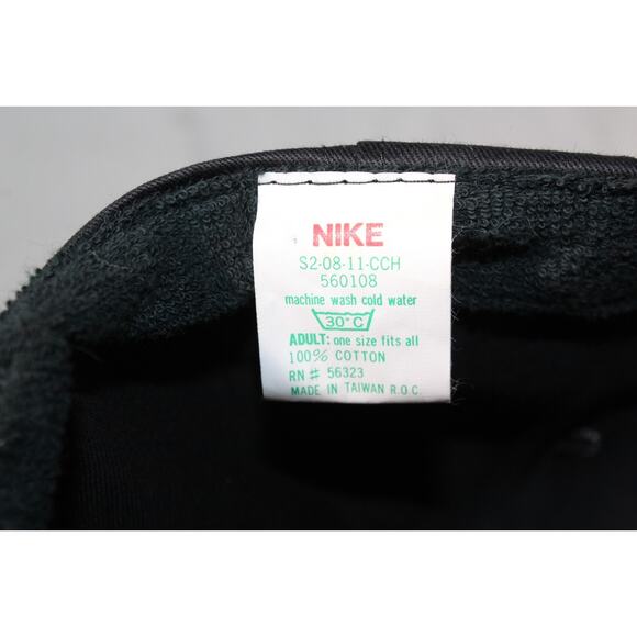 Vintage 1990 Nike Air Jordan V OG Jumpman Logo Chicago Bulls Black/Red Bred Hat - Picture 5 of 7